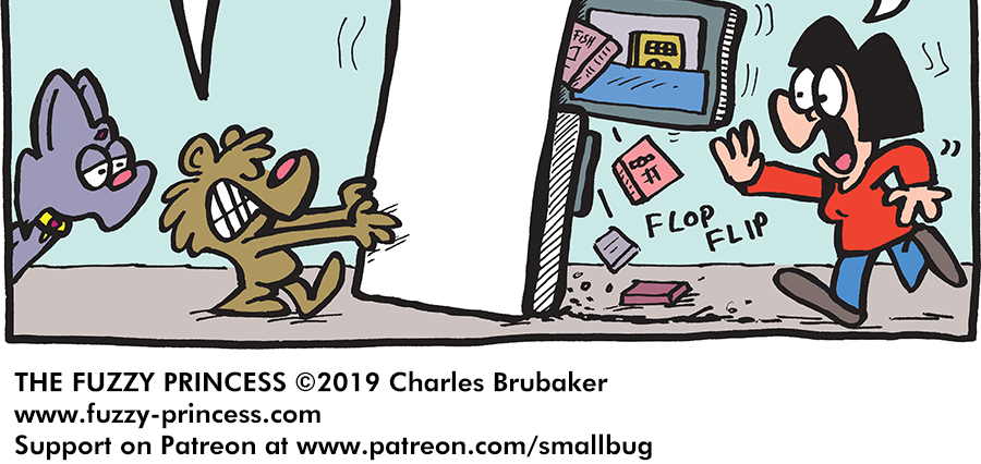 The Fuzzy Princess - Episode 506, Page 1: 2019-12-11-Packing Up